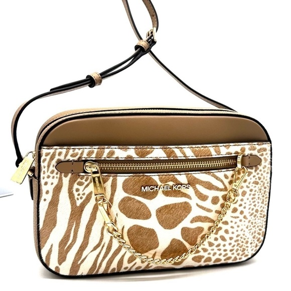 Michael Kors Large EW Zip Chain Crossbody Bag - Picture 1 of 13